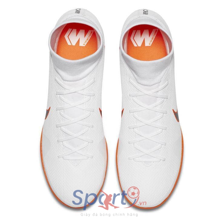 Mercurial superfly academy df astro turf trainers white/chr clearance orange