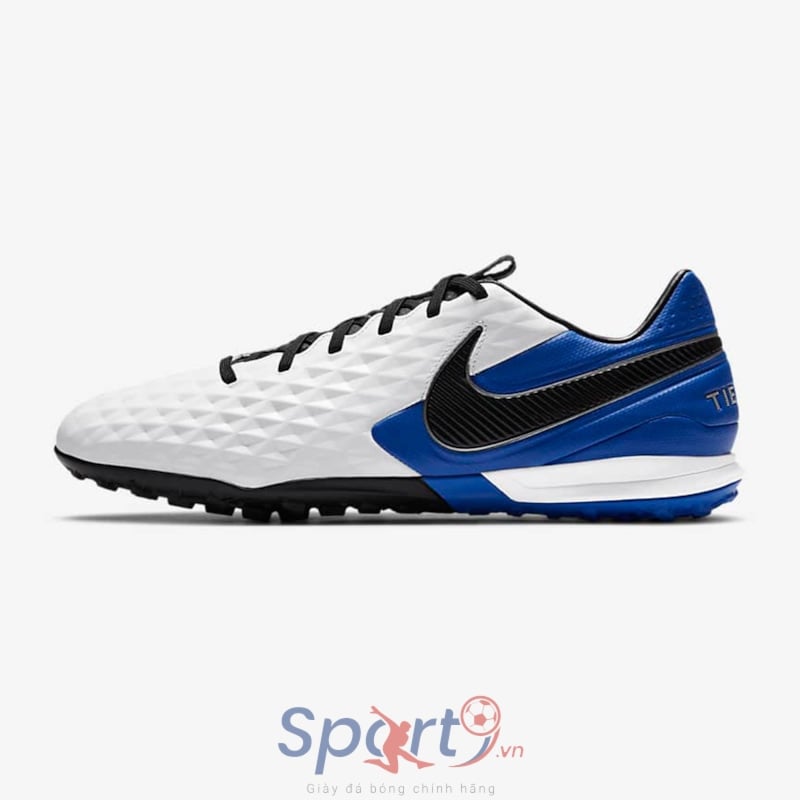 Nike Tiempo Legend 8 Pro TF AT6136 104 White Hyper Royal Metallic Silver Black Sport9 Vi t Nam