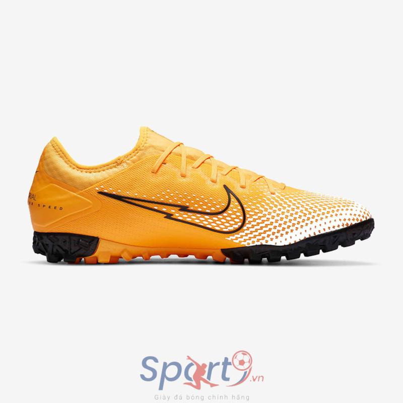 NIKE MERCURIAL VAPOR 13 PRO TF – AT8004-801 – VÀNG/TRẮNG