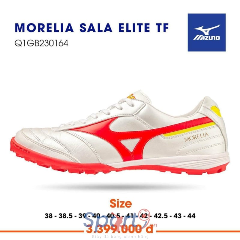 Giày bóng đá cỏ nhân tạo Mizuno Morelia Sala Elite TF - Q1GB230164