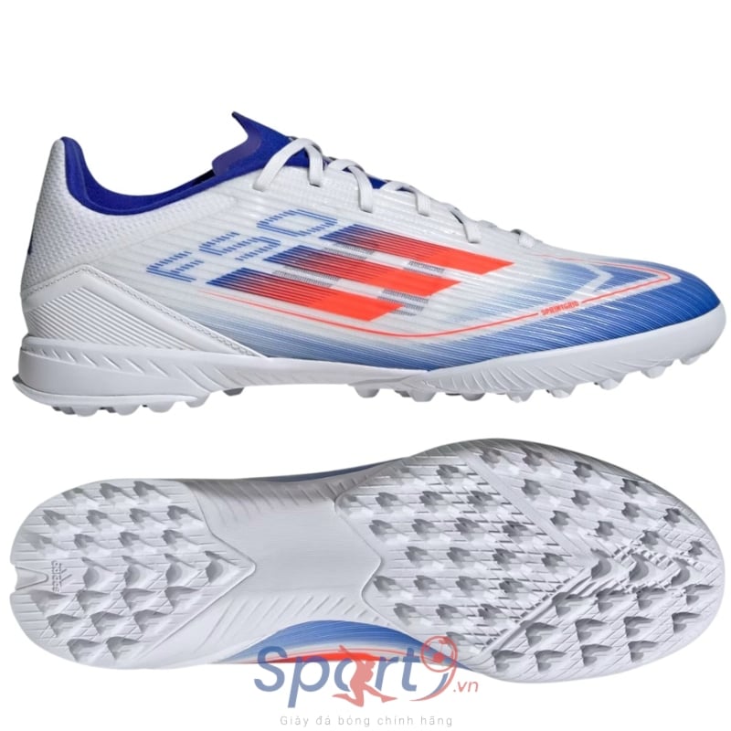 adidas F50 League Advancement TF - Trắng/Xanh - IF1343