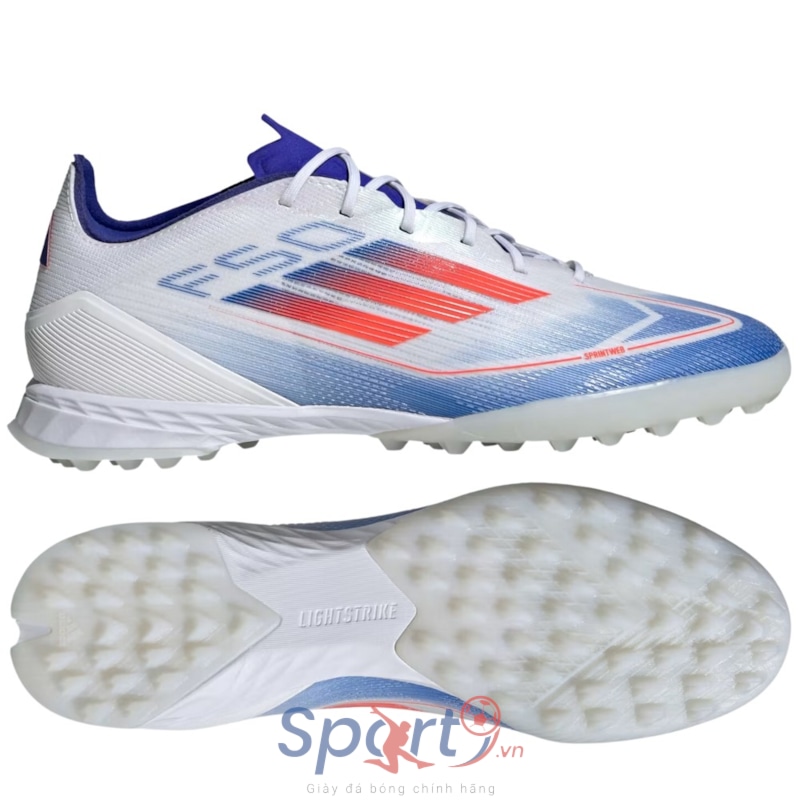 adidas F50 Elite Advancement TF - Trắng/Xanh