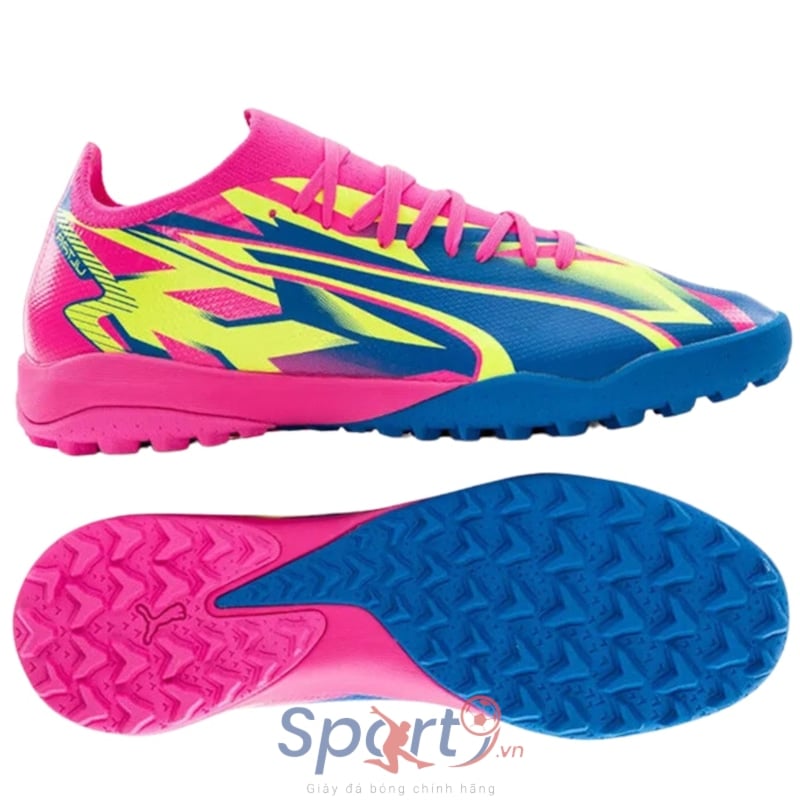 PUMA Ultra Match Energy TT - Hồng/Xanh - 107544 01