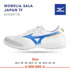 Mizuno Morelia Sala Japan TF - Trắng/Xanh - Q1GB241125