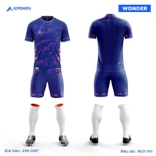 BỘ QUẦN ÁO BÓNG ĐÁ  KAIWIN WONDER XANH BÍCH