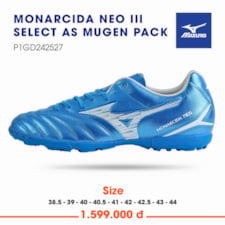 Mizuno Monarcida Neo III Select AS - P1GD242527 - Xanh Dương