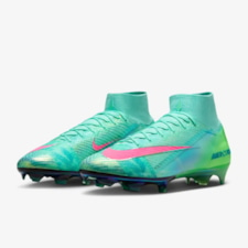 Nike Mercurial Superfly 10 Elite Cosmic Speed FG - Xanh Hồng - FQ8309-300