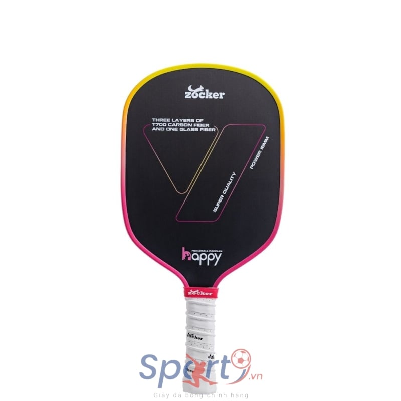 Vợt Pickleball Zocker Happy HP2 Super Quality - Màu Gradient