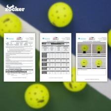 Quả bóng thi đấu Pickleball Zocker Five Star