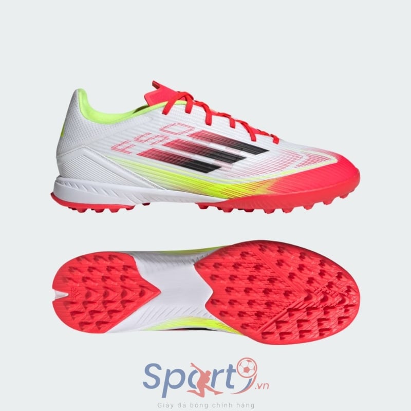 adidas F50 League TF - Trắng/Đỏ/Xanh - IE1231