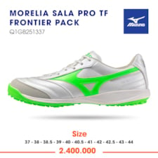 Mizuno Morelia Sala Pro TF Frontier - Trắng/Xanh Lá - Q1GB251337