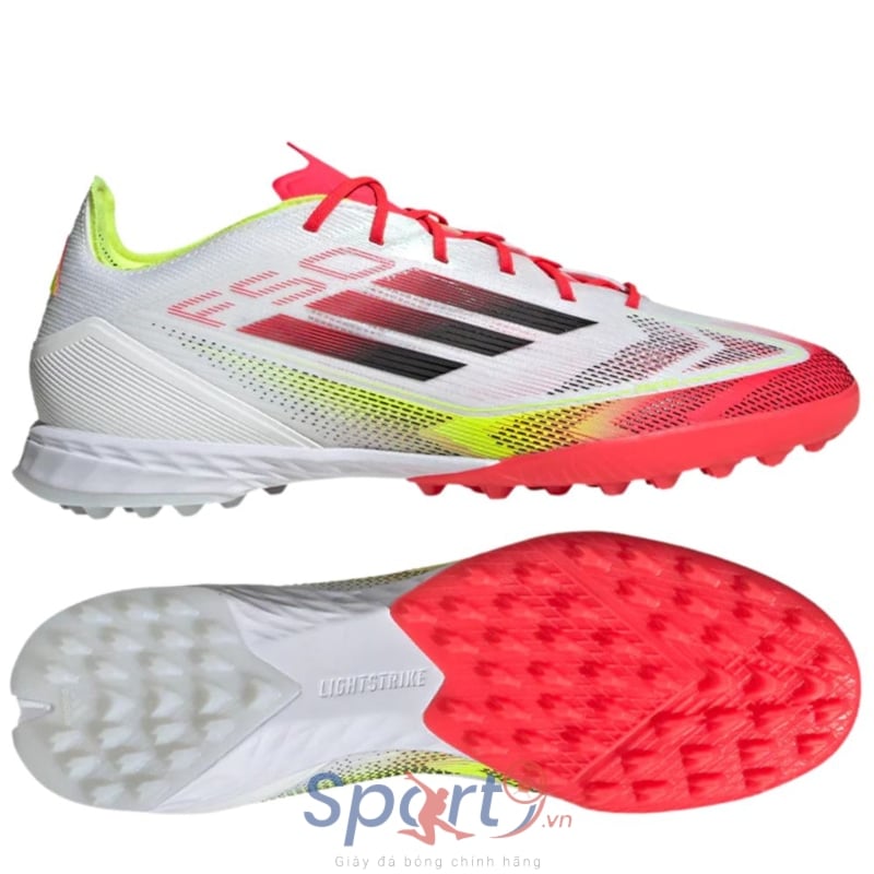 adidas F50 Pro TF - Trắng/Đỏ/Xanh - IE1220