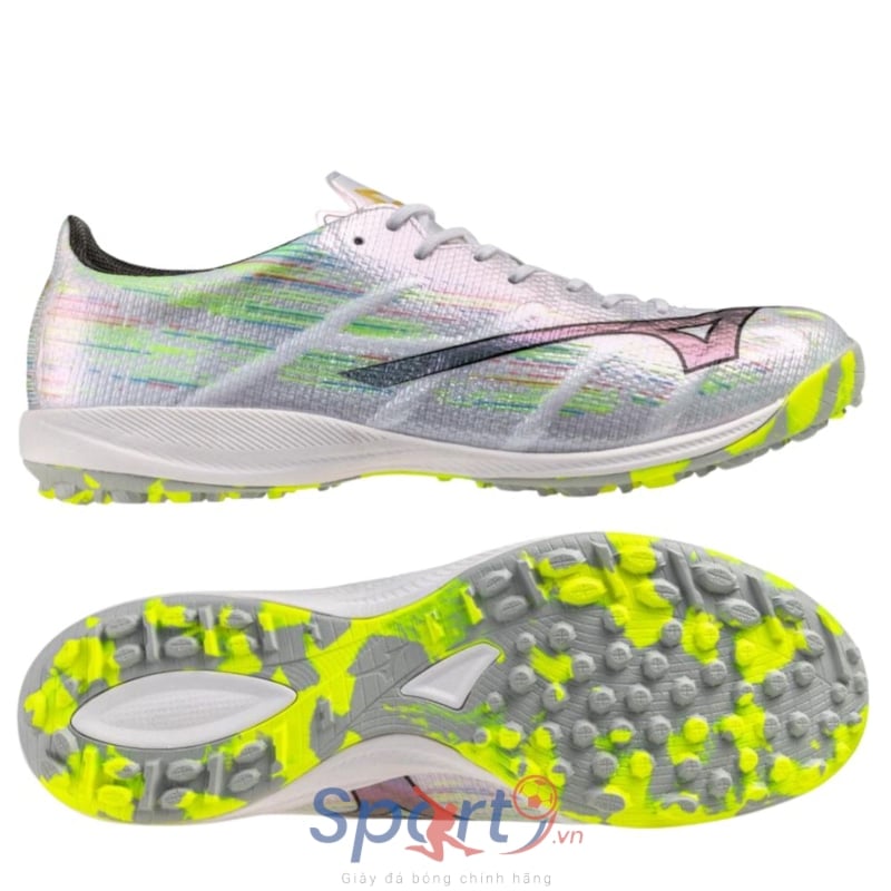 Mizuno Alpha 2 Elite AS - Trắng/Bạc/Xanh - P1GD256209